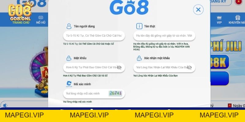 Đăng Ký Go8 Chi Tiết - Cẩm Nang Cho Người Mới Bắt Đầu - MAPEGI